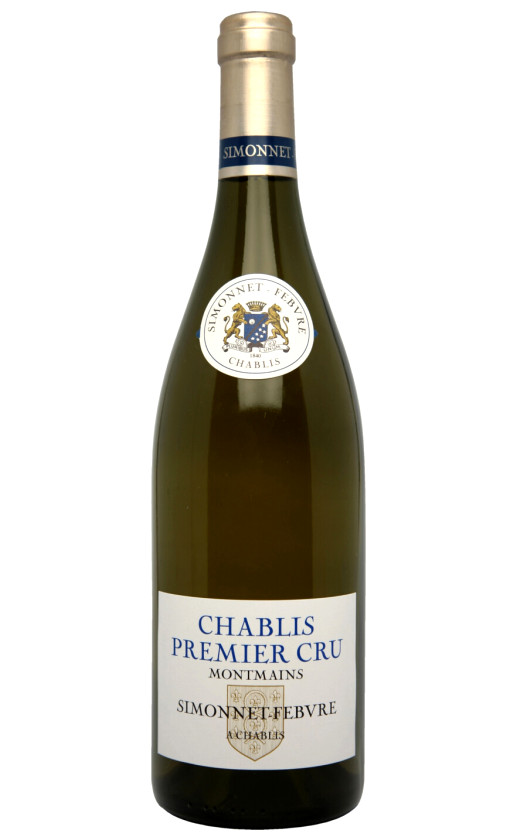 Вино Simonnet-Febvre Chablis Premier Cru Montmains 2014