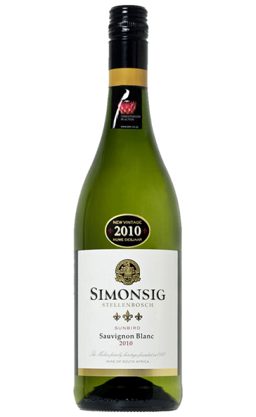 Вино Simonsig Sauvignon Blanc 2010