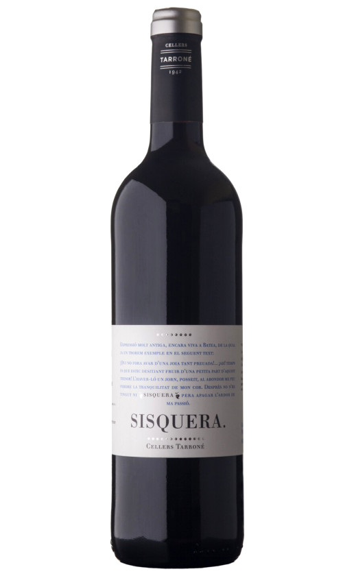 Wine Sisquera Negre Terra Alta