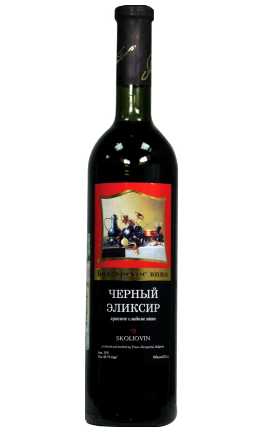 Wine Skoliovin Black Elixir Red Sweet