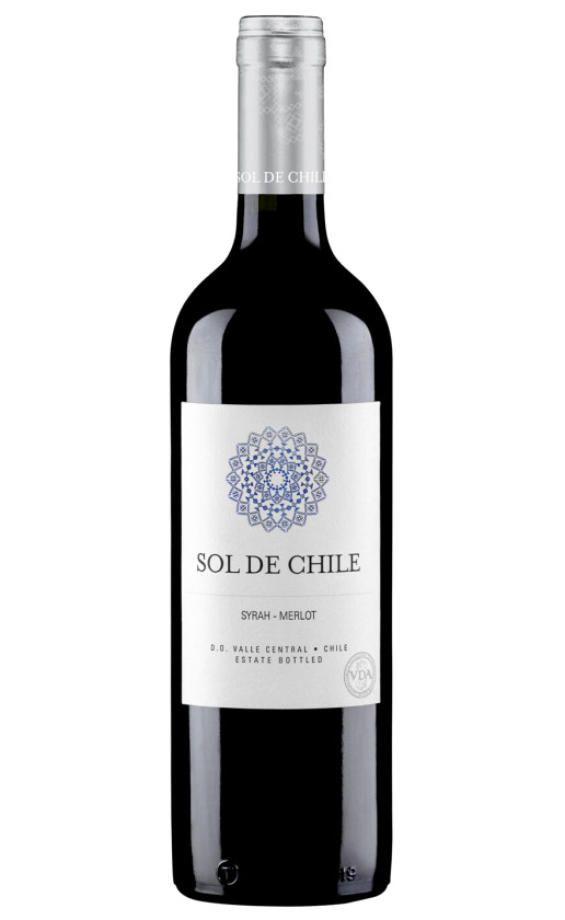 Wine Sol De Chile Syrah Merlot Valle Central 2020