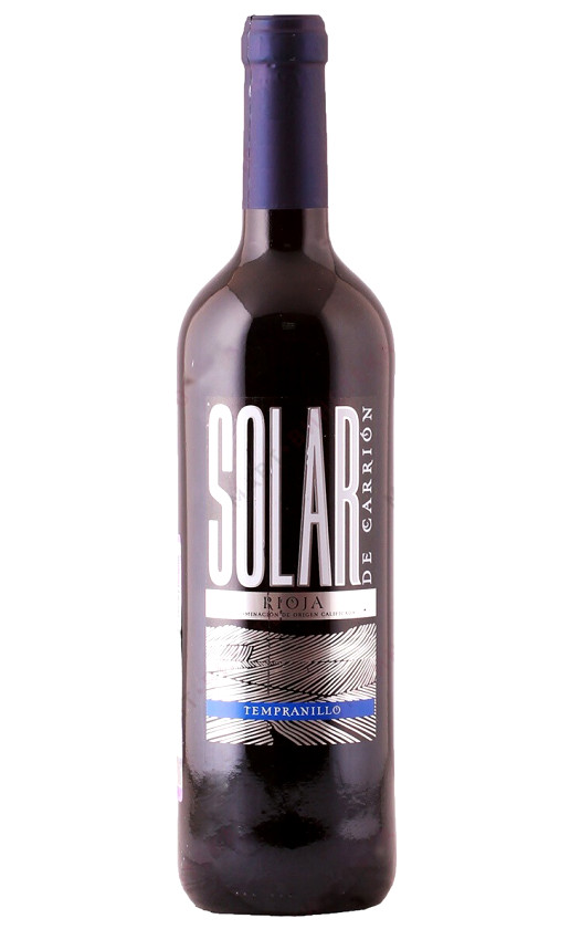 Wine Solar De Carrion Tempranillo Rioja