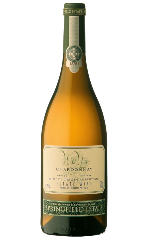Вино Springfield Estate Wild Yeast Chardonnay 2019