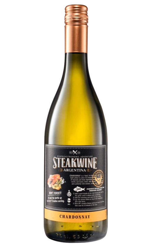 Wine Steakwine Chardonnay Black Label 2018