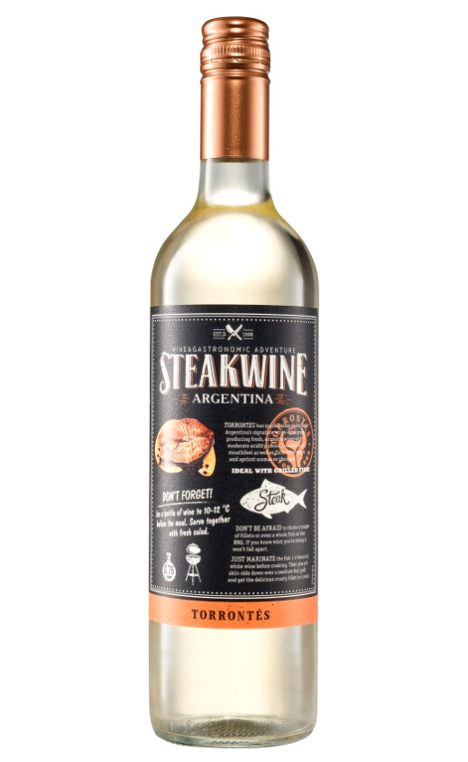 Wine Steakwine Torrontes Black Label 2021