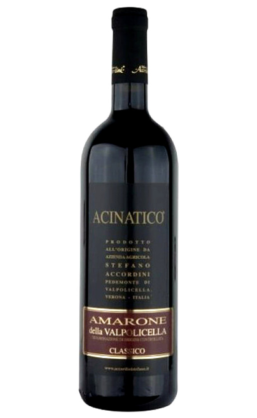 Wine Stefano Accordini Amarone Classico Acinatico 2007