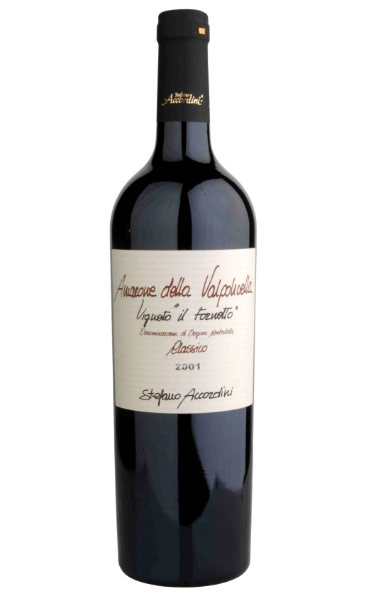 Wine Stefano Accordini Amarone Classico Vigneto Il Fornetto 2001