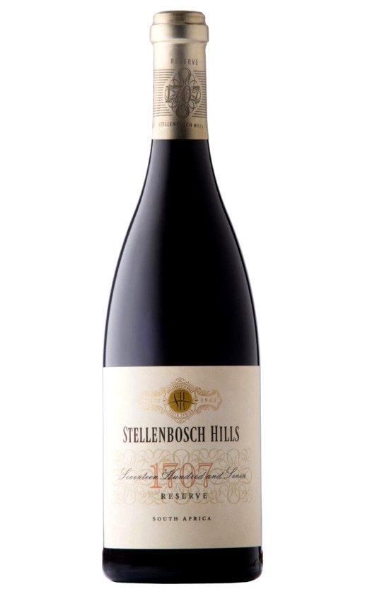 Wine Stellenbosch Hills 1707 Reserve Red 2016