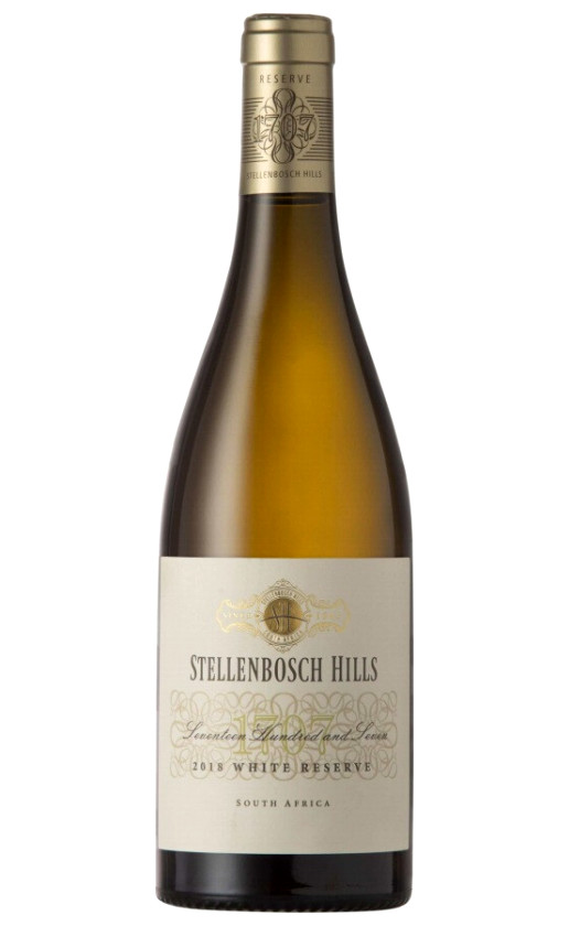 Wine Stellenbosch Hills 1707 Reserve White 2019