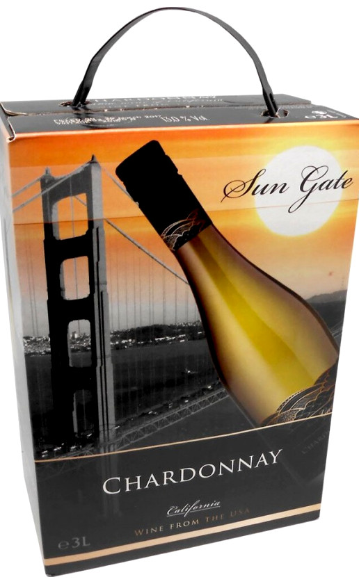 Wine Sun Gate Chardonnay 2018 Bag In Box