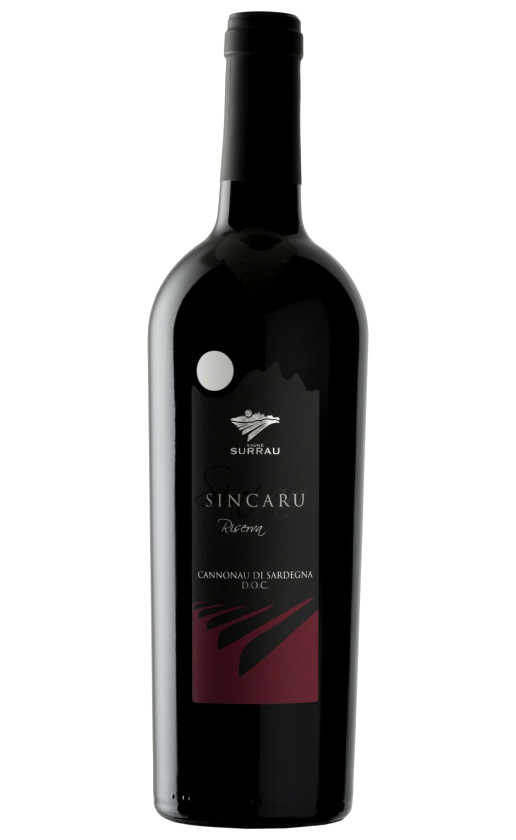 Wine Surrau Sincaru Riserva Cannonau Di Sardegna 2011