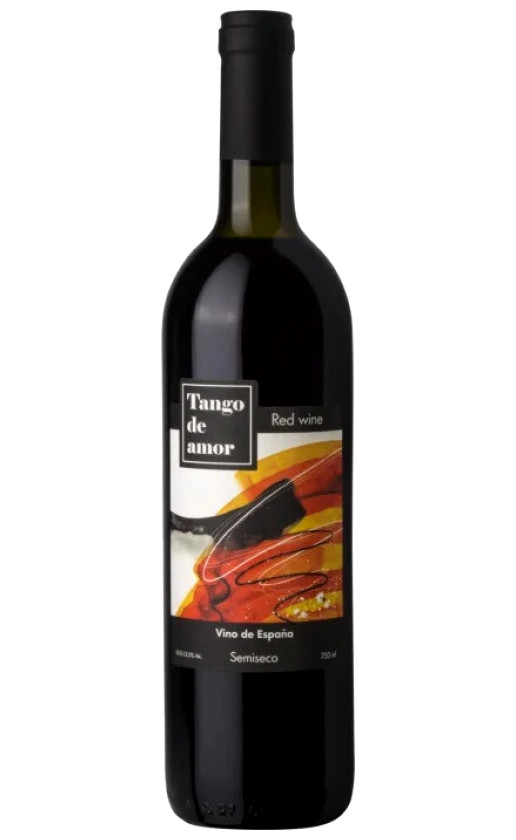 Вино Танго де Амор Красное Полусухое