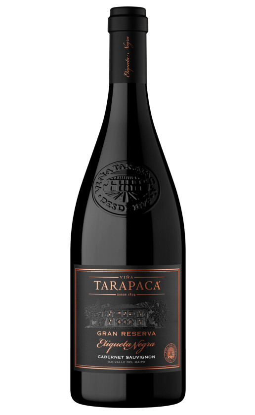 Вино Tarapaca Gran Reserva Cabernet Sauvignon Etiqueta Negra 2017