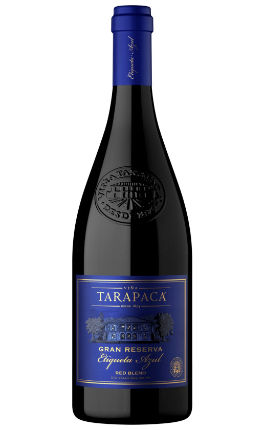 Wine Tarapaca Gran Reserva Etiqueta Azul Valle Del Maipo 2018