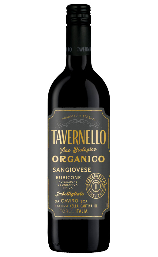 Wine Tavernello Organico Sangiovese Rubicone