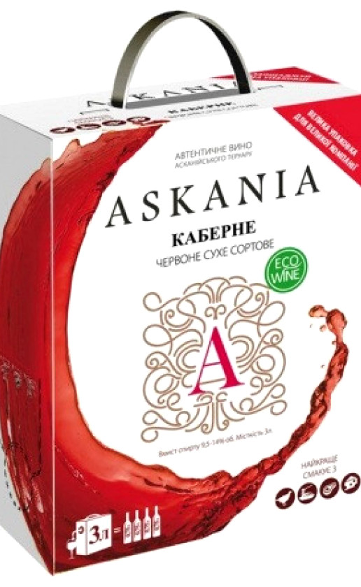 Wine Tavria Askania Cabernet Bag In Box