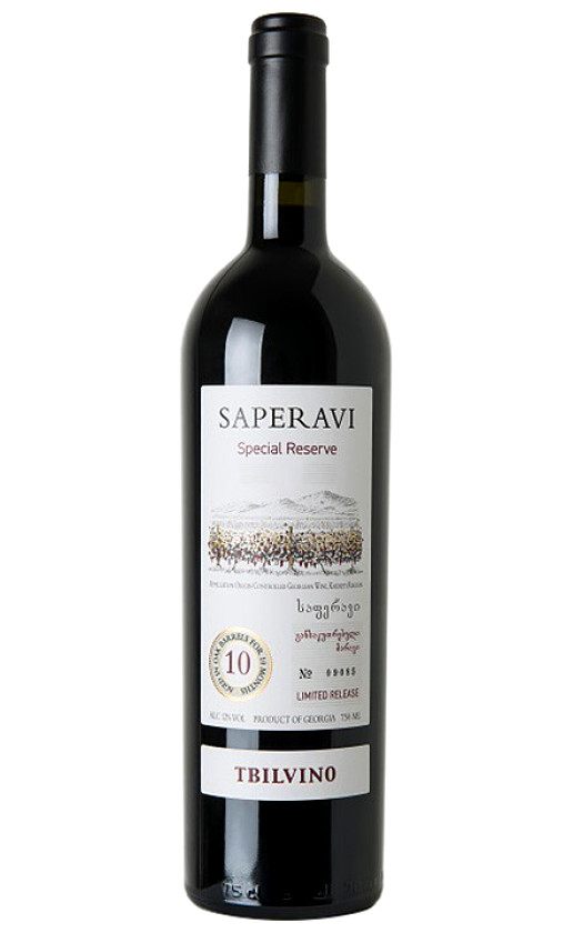 Wine Tbilvino Spesl Rezerv Saperavi 2015