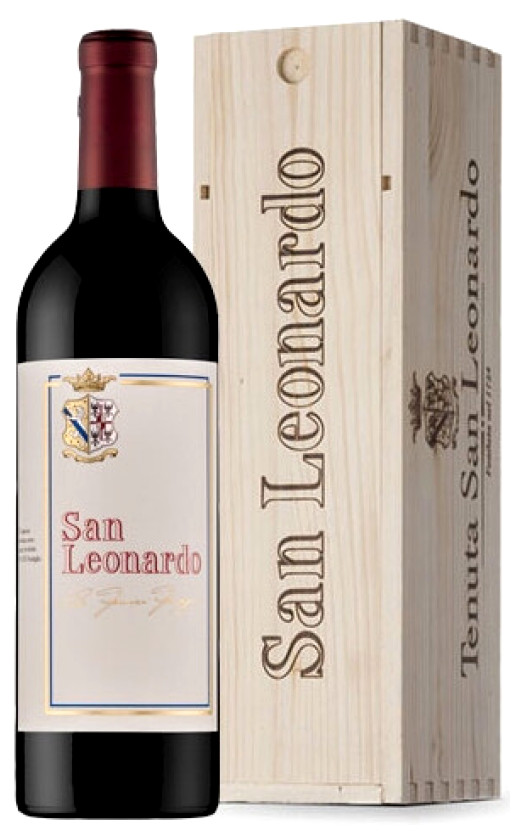 Вино Tenuta San Leonardo San Leonardo 2015 wooden box