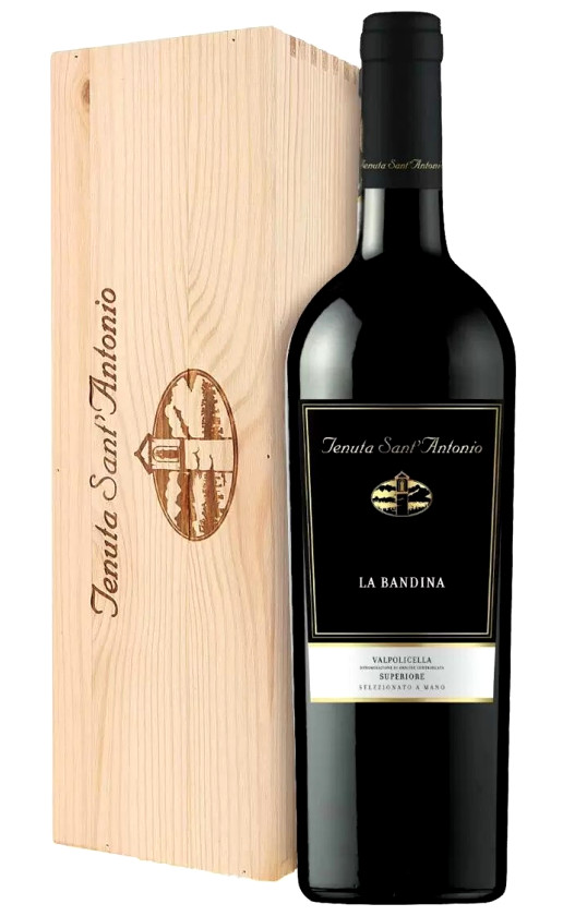 Вино Tenuta Sant'Antonio La Bandina Valpolicella Superiore 2016 wooden box