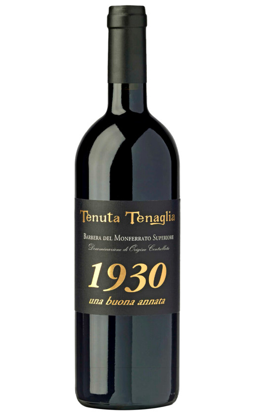 Wine Tenuta Tenaglia 1930 Una Buona Annata Barbera Del Monferrato Superiore 2013