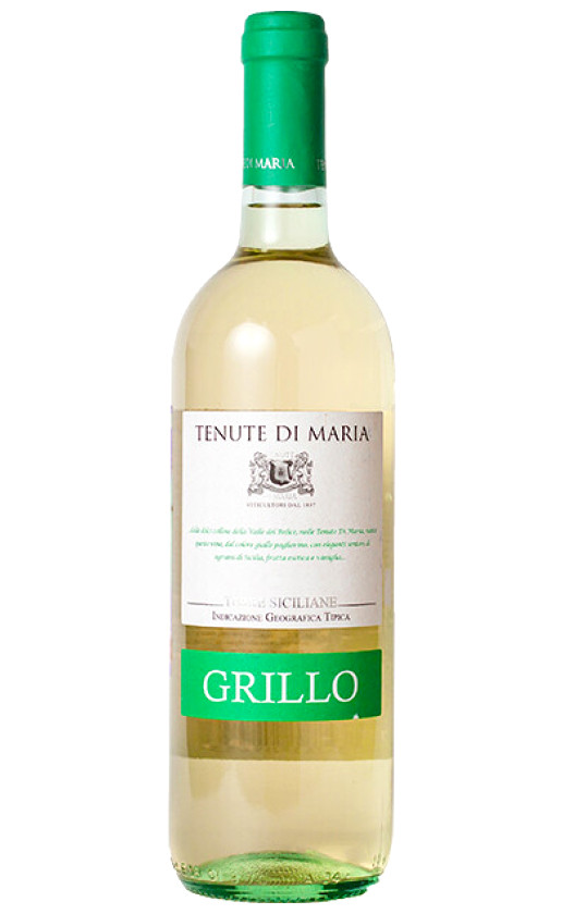 Вино Tenute Di Maria Grillo Terre Siciliane 2016