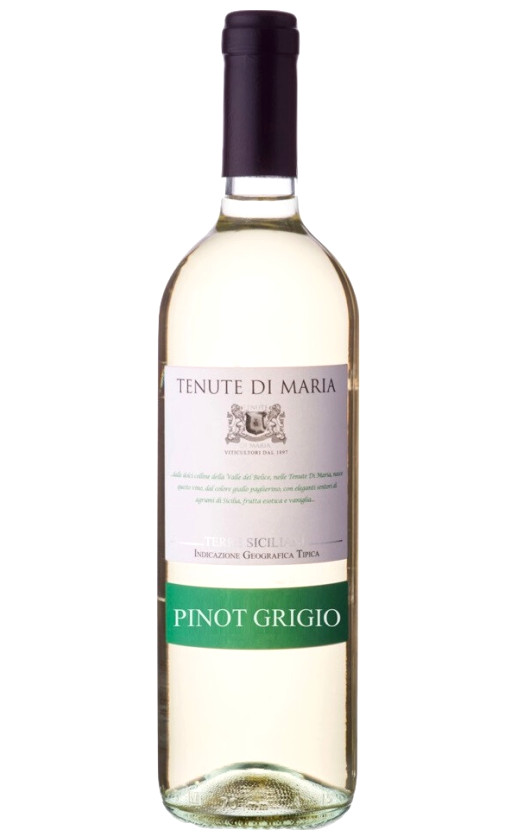 Wine Tenute Di Maria Pinot Grigio Terre Siciliane 2018