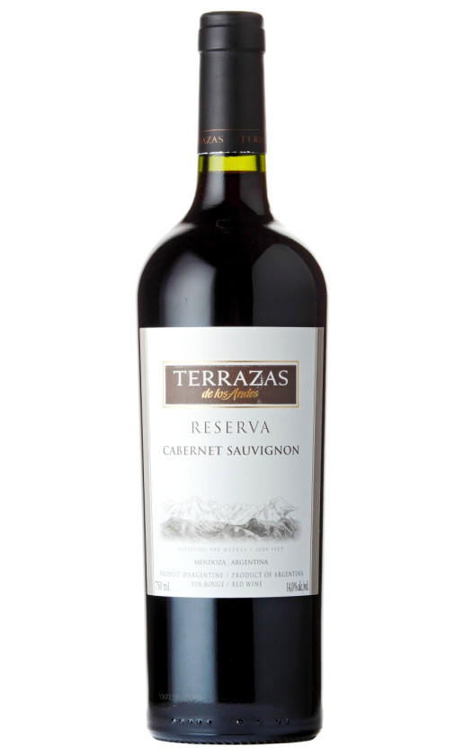 Вино Terrazas de Los Andes Reserva Cabernet Sauvignon 2010