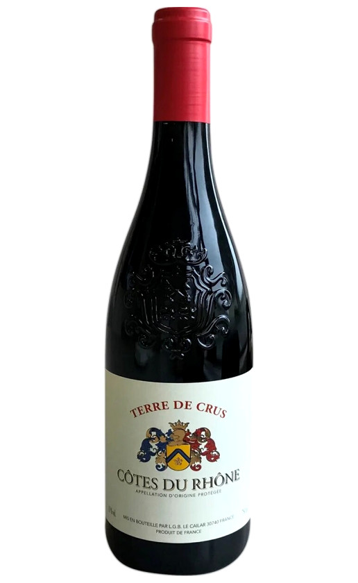 Wine Terre De Crus Rouge Cotes Du Rhone 2019