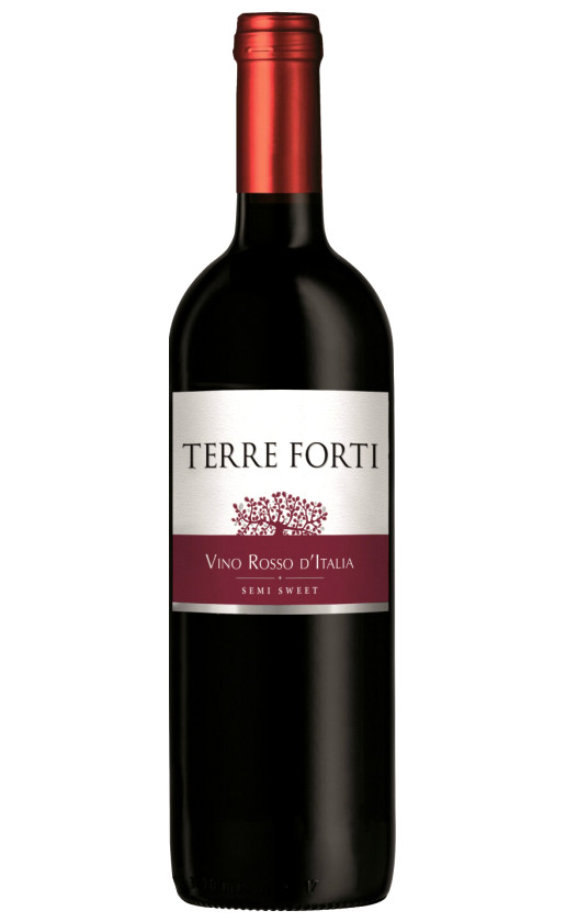 Вино Terre Forti Vino Rosso d'Italia Semi-Sweet