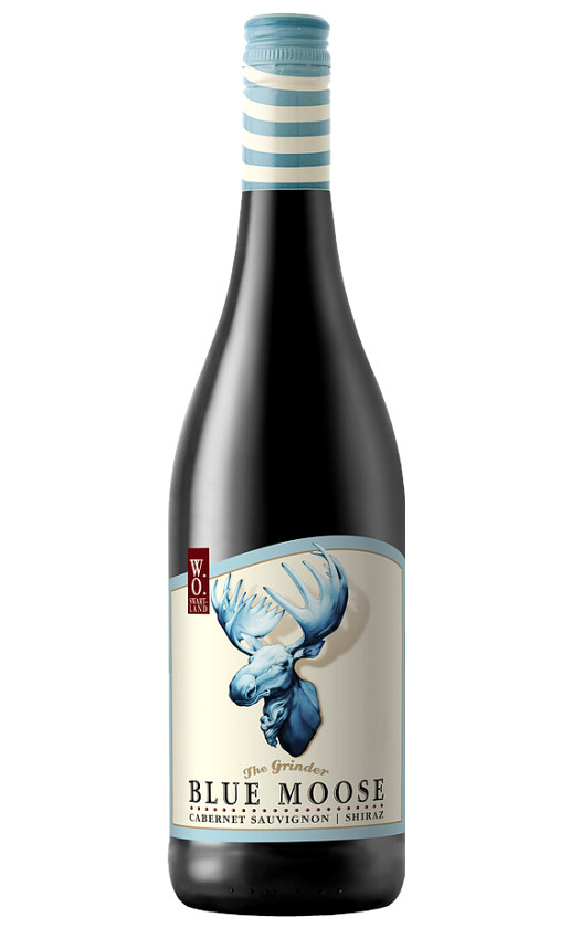 Wine The Grape Grinder Blue Moose