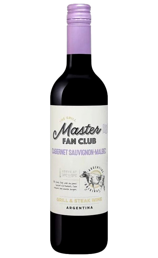 Wine The Grill Master Fan Club Cabernet Sauvignon Malbec