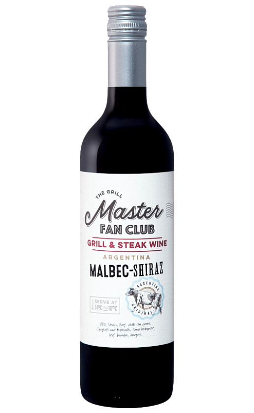 Wine The Grill Master Fan Club Malbec Shiraz