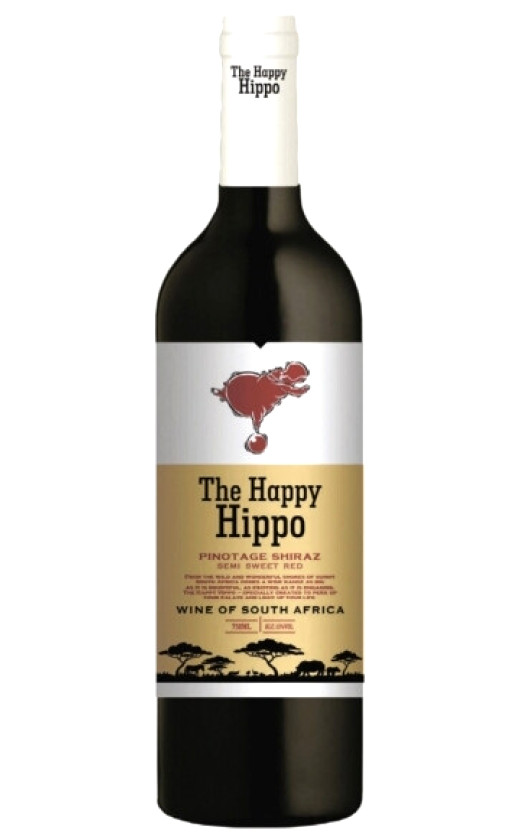 Wine The Happy Hippo Pinotage Shiraz
