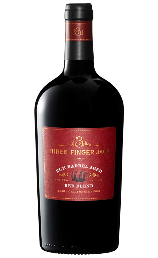 Вино Three Finger Jack Rum Barrel Red Blend