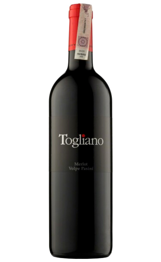 Вино Togliano Merlot Volpe Pasini 2007