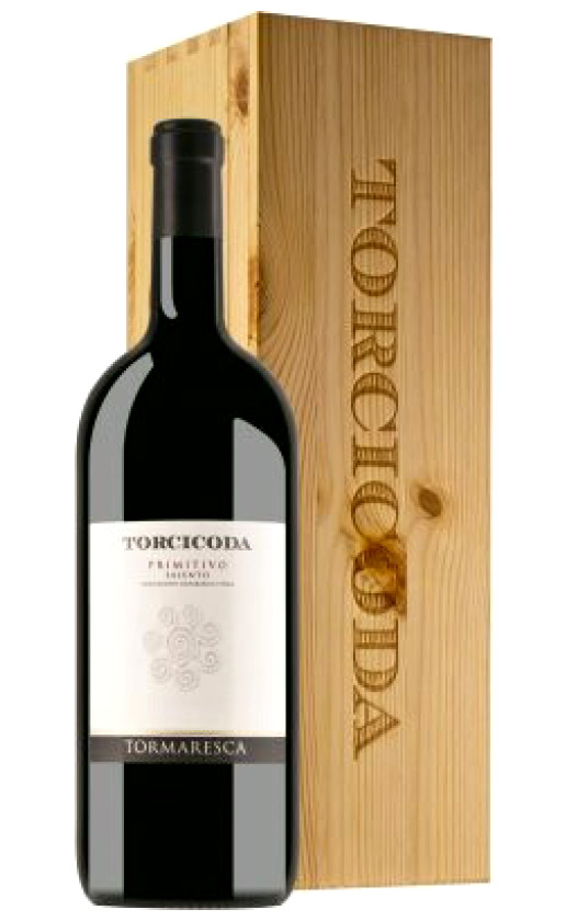 Wine Torcicoda Primitivo Salento 2012 Wooden Box