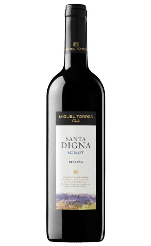 Wine Torres Santa Digna Merlot 2010