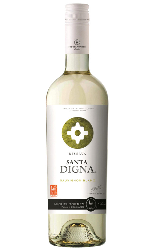 Вино Torres Santa Digna Reserva Sauvignon Blanc 2019