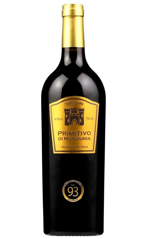 Вино Torri d'Oro Primitivo di Manduria 2018