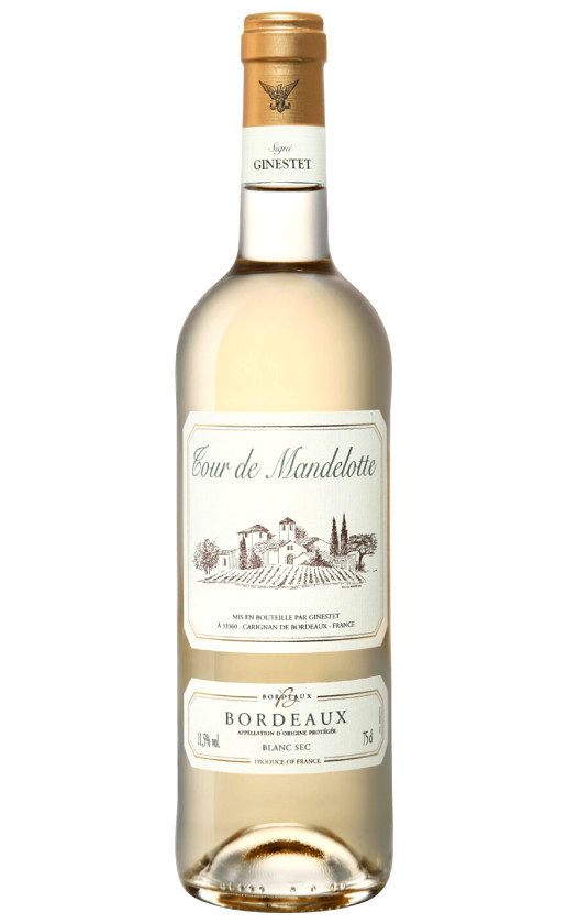 Wine Tour De Mandelotte Bordeaux Blanc Sec
