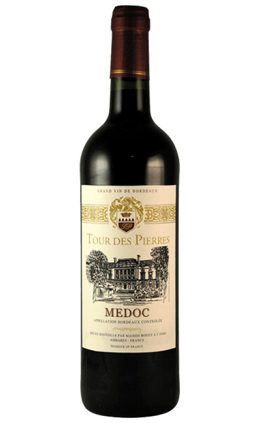 Вино Tour des Pierres Rouge Sec Medoc