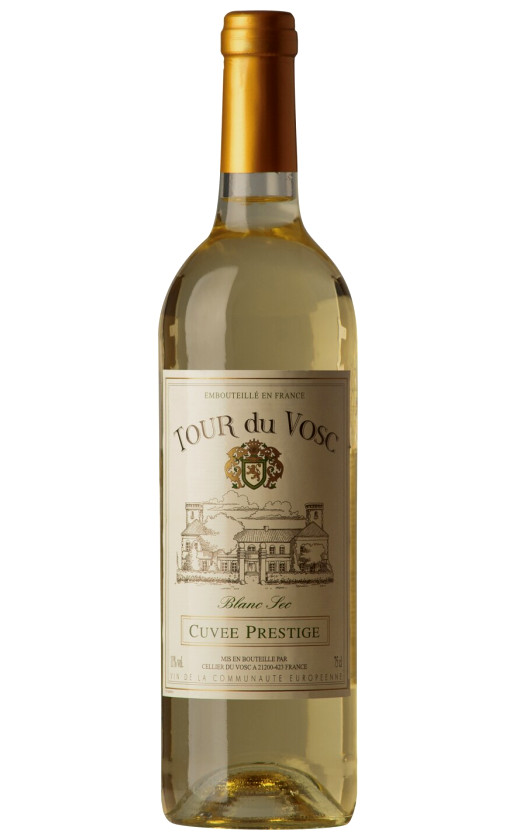 Wine Tour Du Vosc Cuvee Prestige Blanc Sec