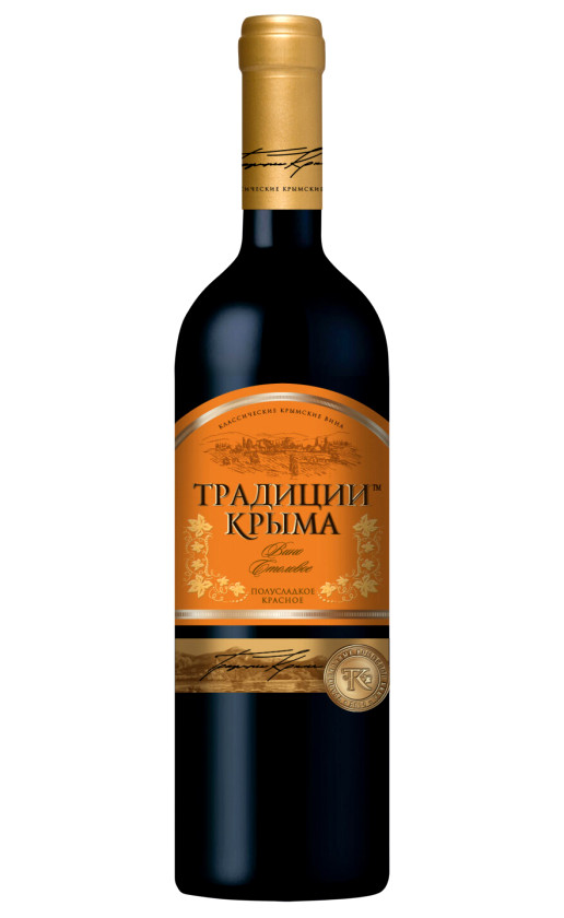Wine Traditions Of Crimea Red Semi Sweet