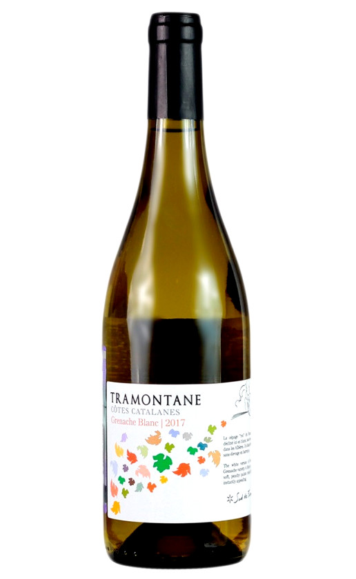 Wine Tramontane Grenache Blanc Cotes Catalanes 2017