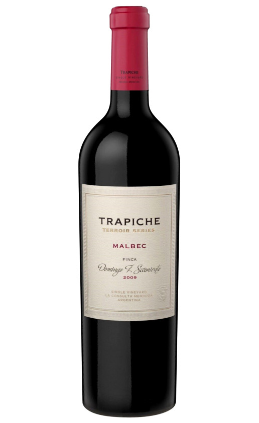 Wine Trapiche Terroir Series Malbec Finca Domingo F Sarmiento 2009