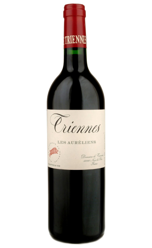Wine Triennes Les Aureliens Rouge