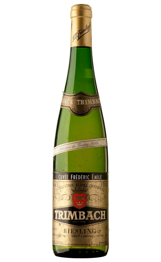 Вино Trimbach Riesling Cuvee Frederic Emile Selection de Grains Nobles Alsace 2001