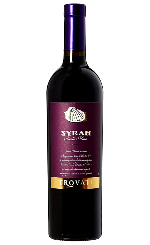 Wine Trovati Syrah Sicilia 2016