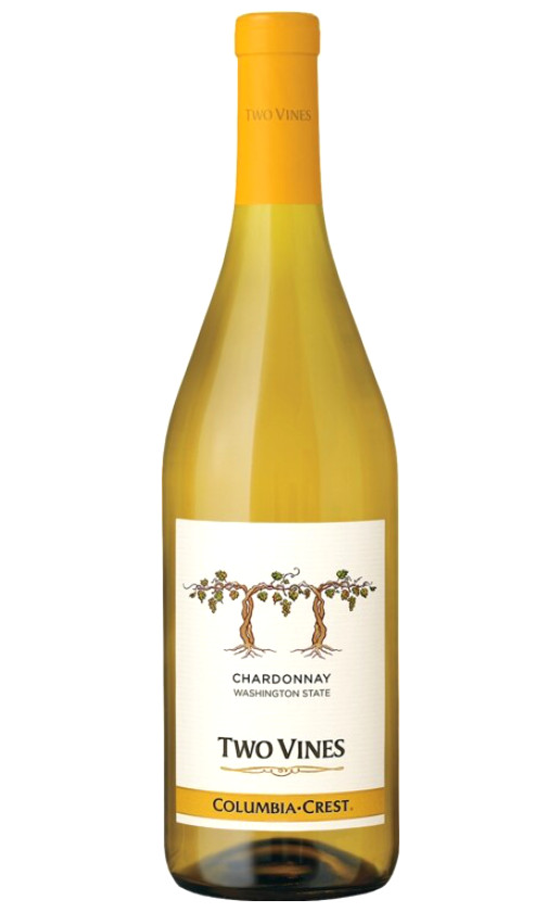 Вино Two Vines Chardonnay 2018