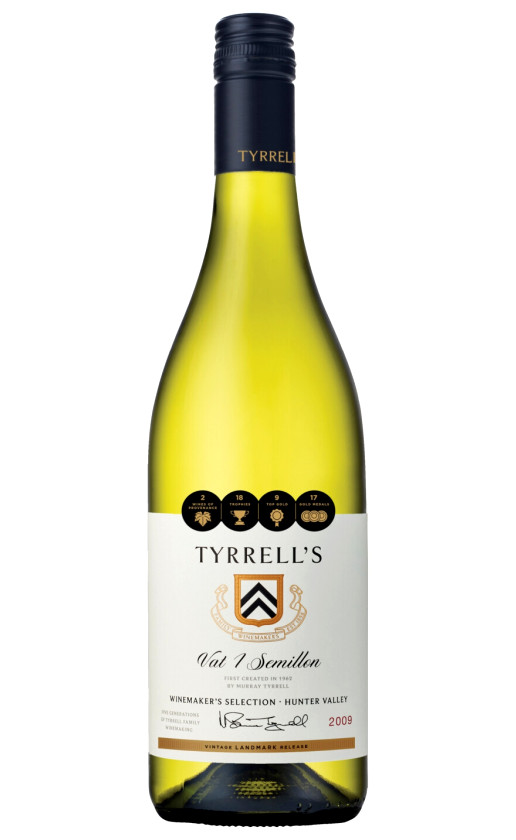 Wine Tyrrells Wines Semillon Vat 1 2009
